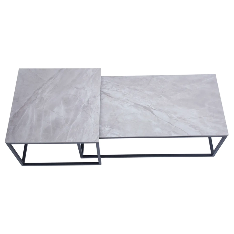 MESA RIPLEY HOME DALLAS METAL 110 X 65 CM GRIS - 3