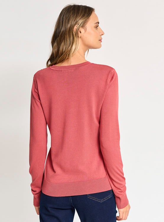 SWEATER MANGA LARGA MUJER CACHAREL LIVIANO TEXTURA - 2