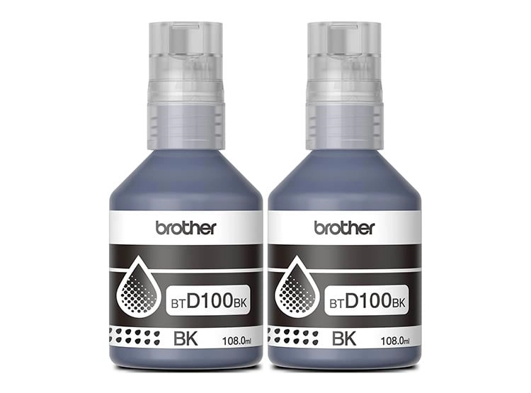 TINTA PARA IMPRESORA BROTHER BTD100BK 2PK NEGRO - 2
