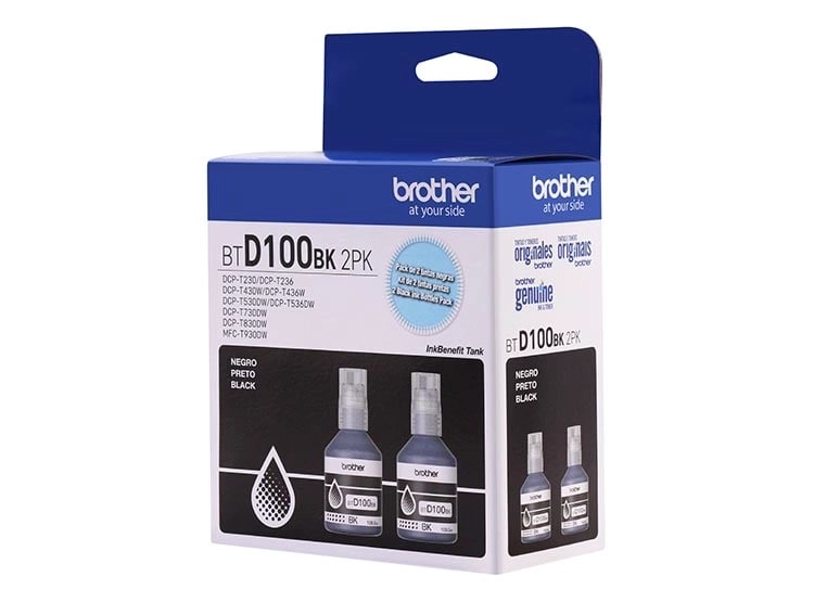 TINTA PARA IMPRESORA BROTHER BTD100BK 2PK NEGRO - 5