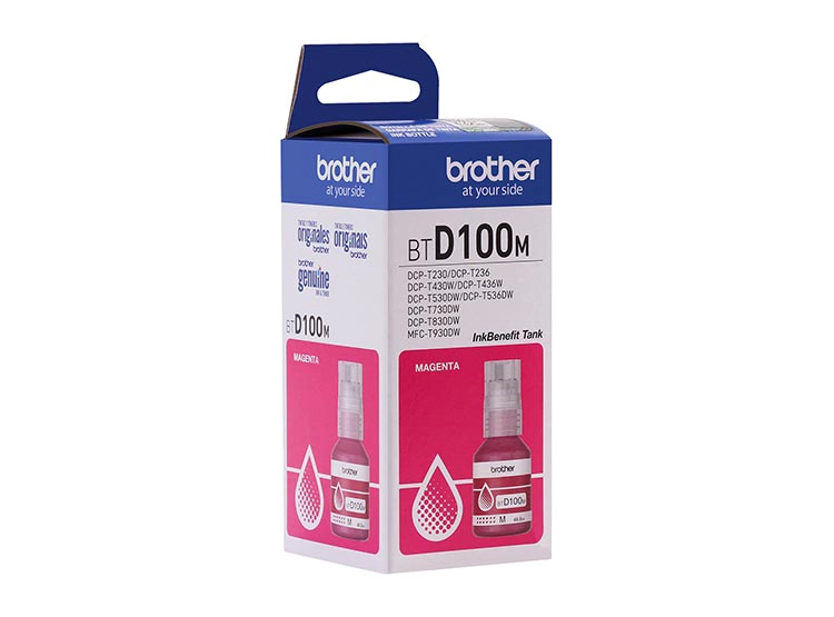 TINTA PARA IMPRESORA BROTHER BTD100M MAGENTA - 4