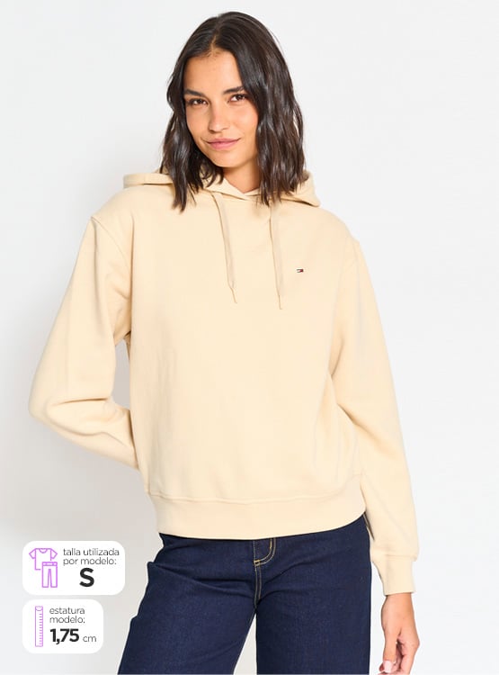POLERÓN MANGA LARGA ALGODÓN MUJER TOMMY HILFIGER - 1