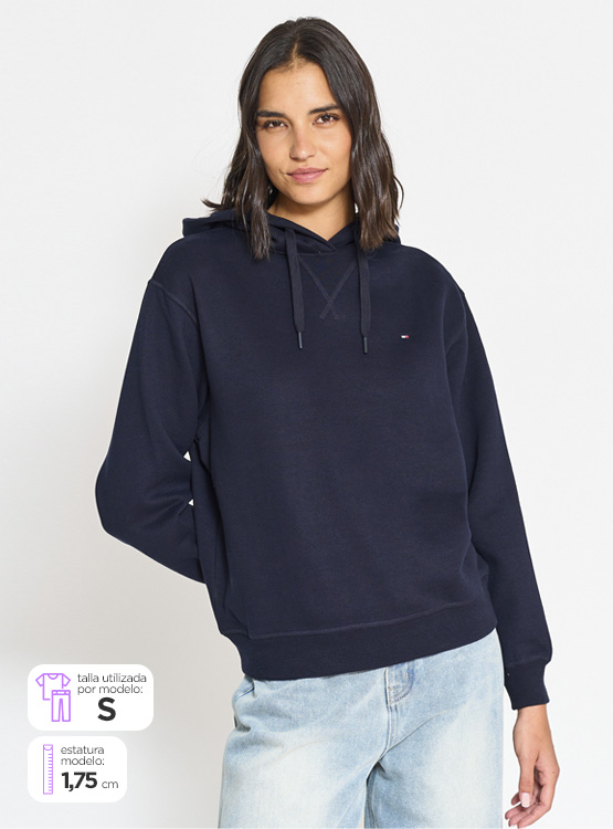 POLERÓN MANGA LARGA ALGODÓN MUJER TOMMY HILFIGER - 1