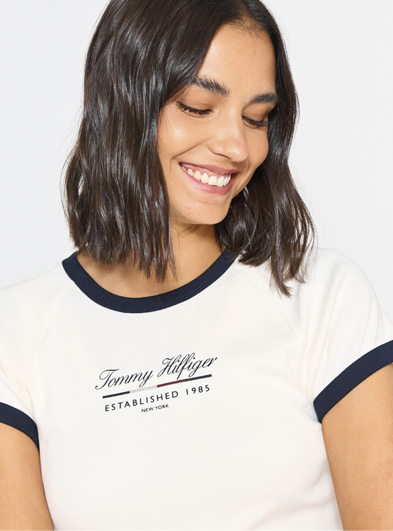 POLERA MANGA CORTA ALGODÓN MUJER TOMMY HILFIGER - 3