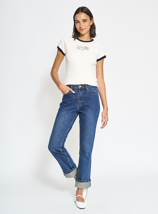 POLERA MANGA CORTA ALGODÓN MUJER TOMMY HILFIGER - 4