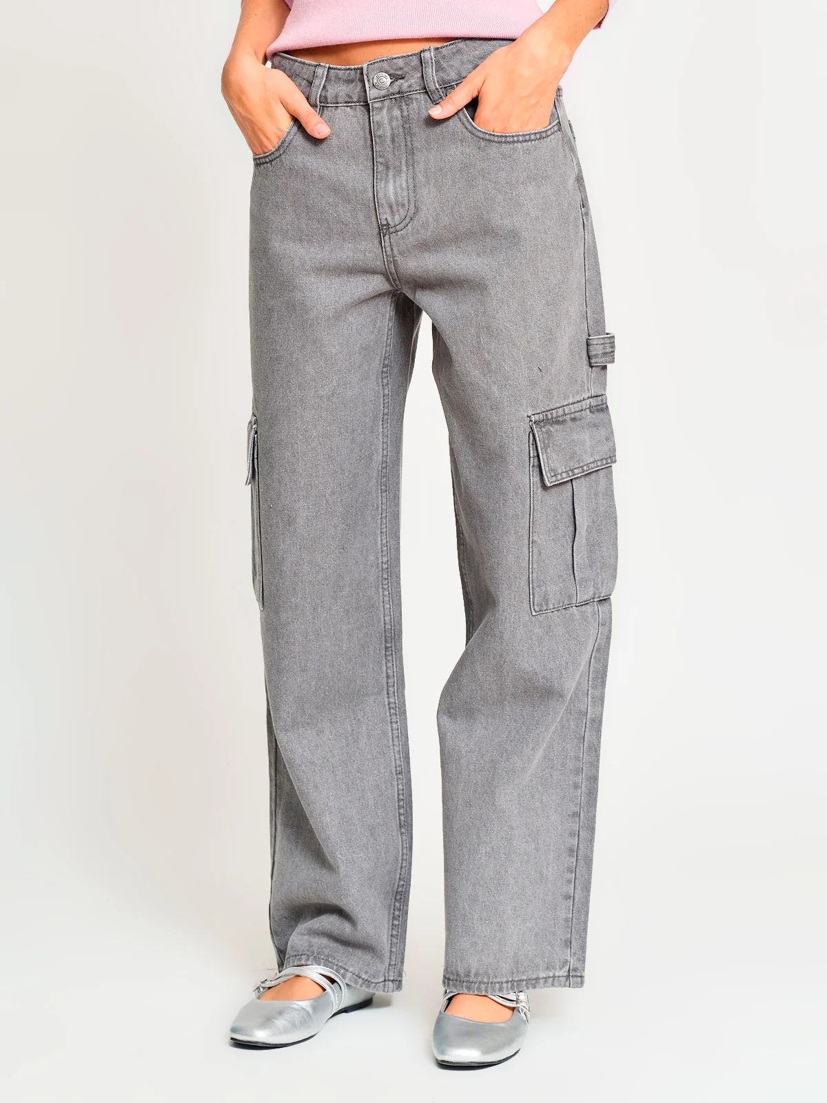 PANTALÓN ALGODÓN MUJER INDEX CARGO - 2
