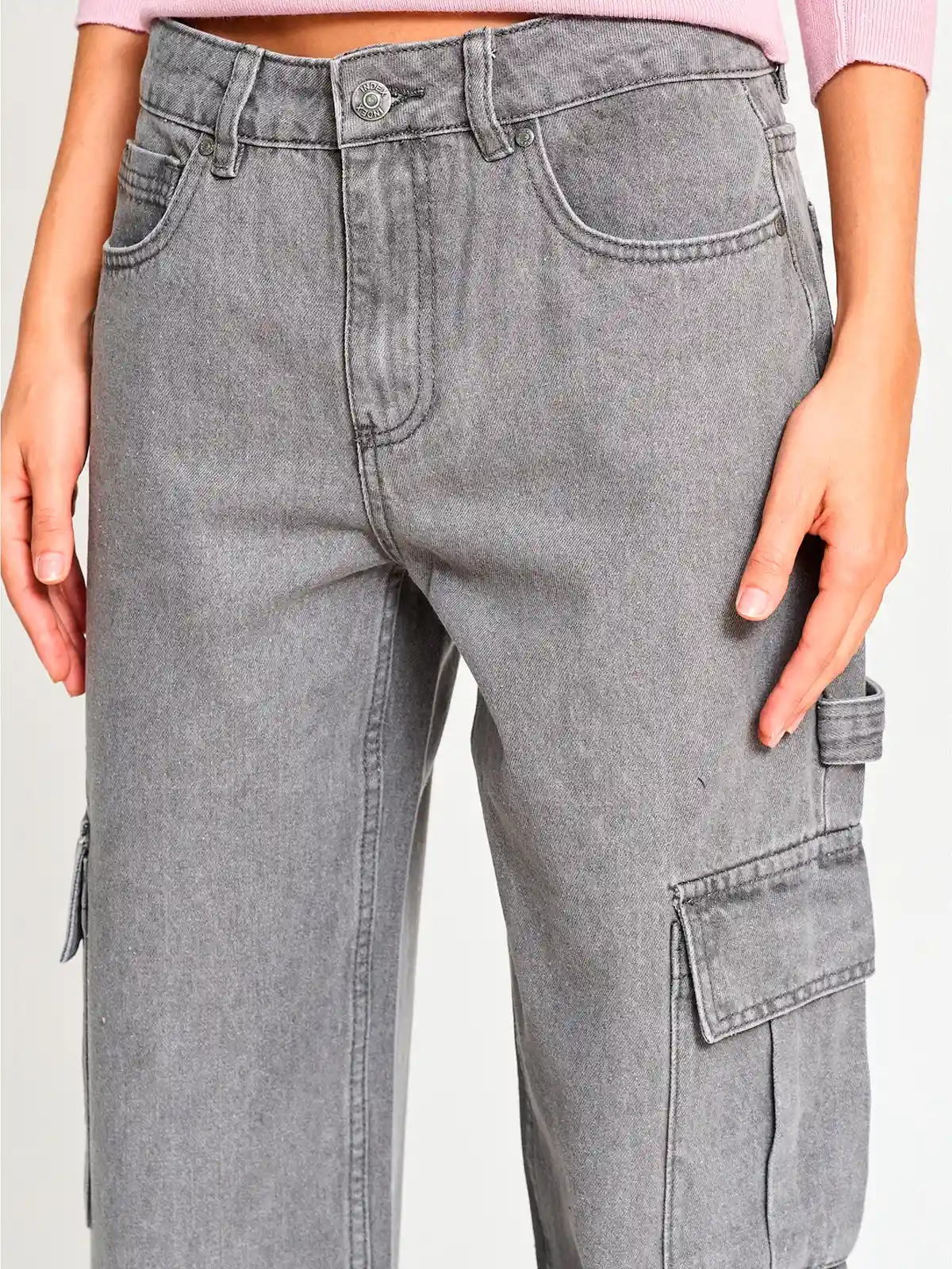 PANTALÓN ALGODÓN MUJER INDEX CARGO - 4