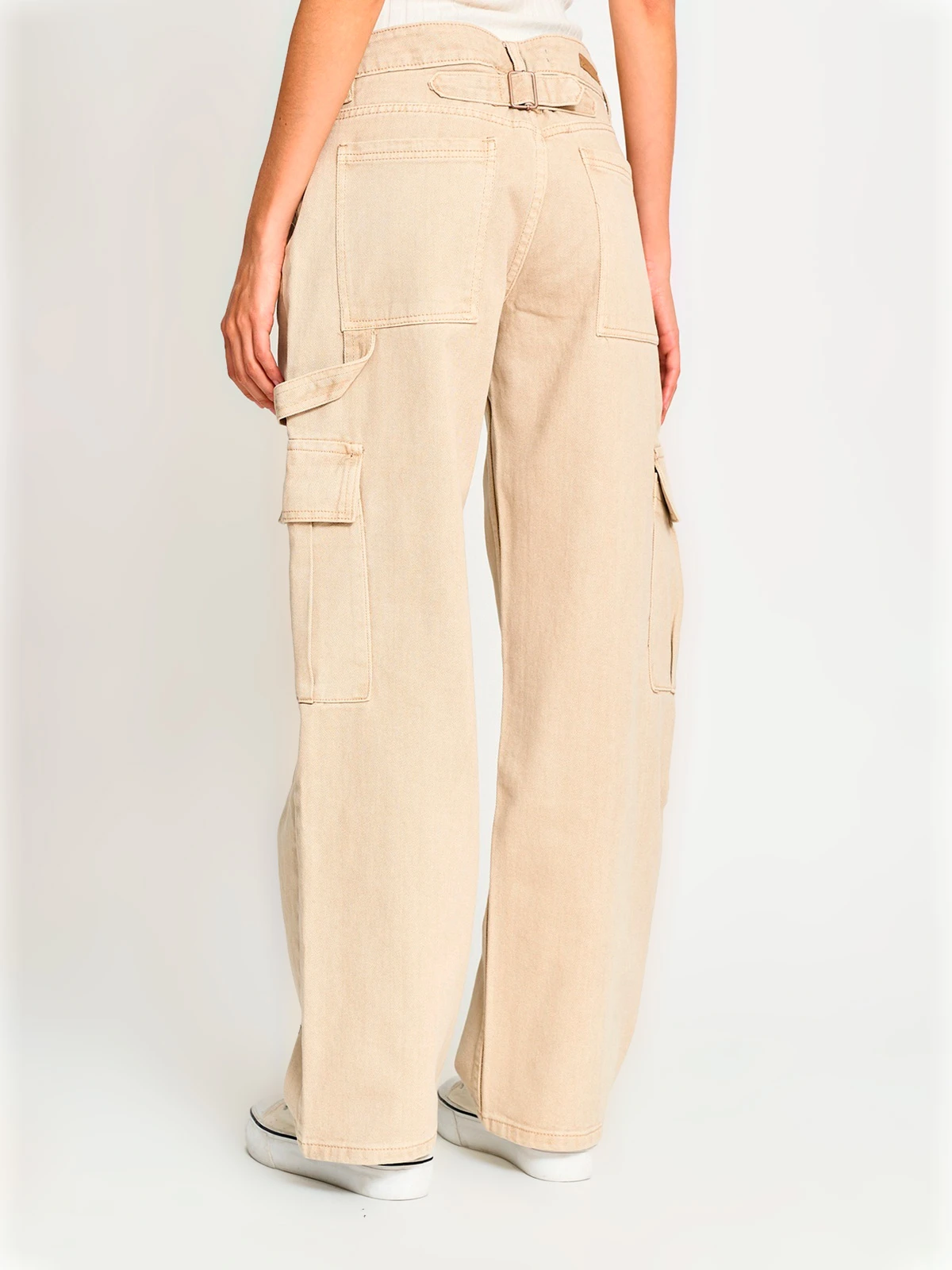 PANTALÓN ALGODÓN MUJER INDEX CARGO - 3