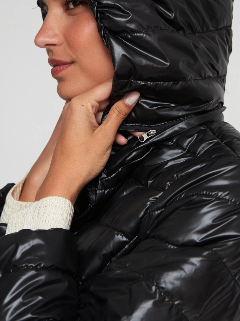 PARKA MUJER AZIZ CORTA GORRO DESMONTABLE - 3
