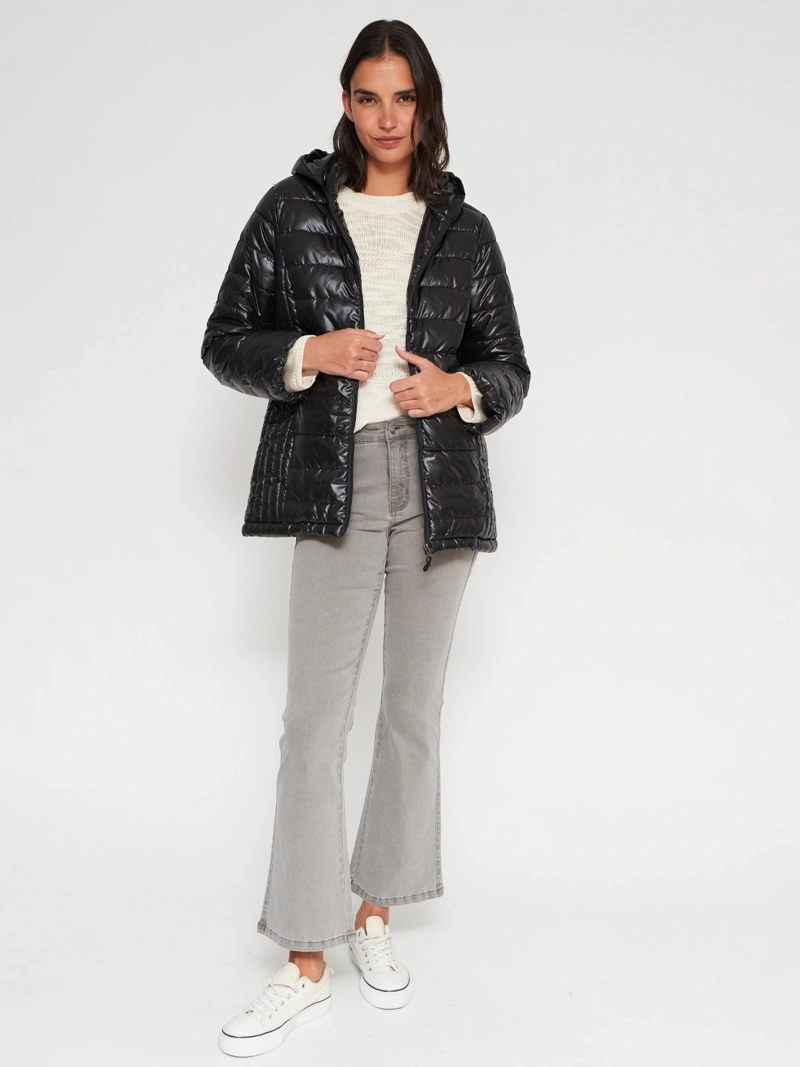 PARKA MUJER AZIZ CORTA GORRO DESMONTABLE - 4