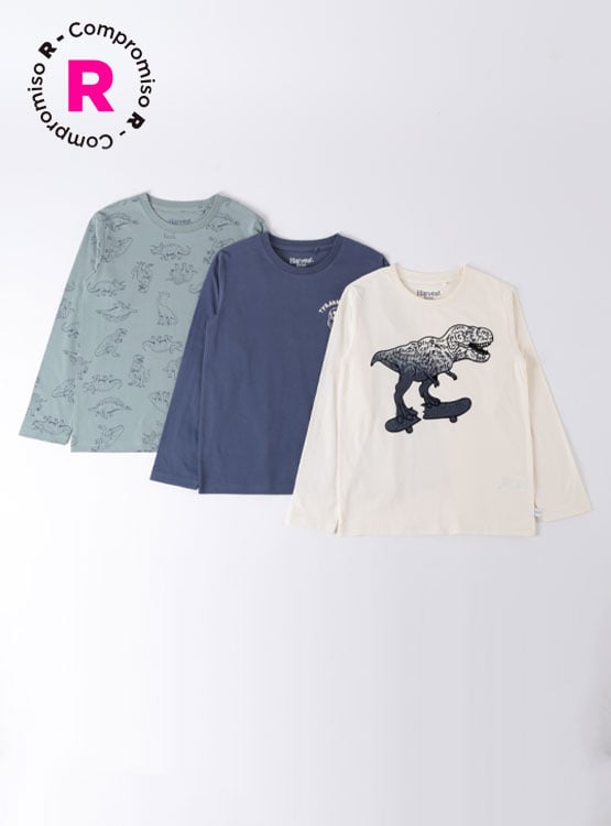 POLERA MANGA LARGA NIÑO HARVEST