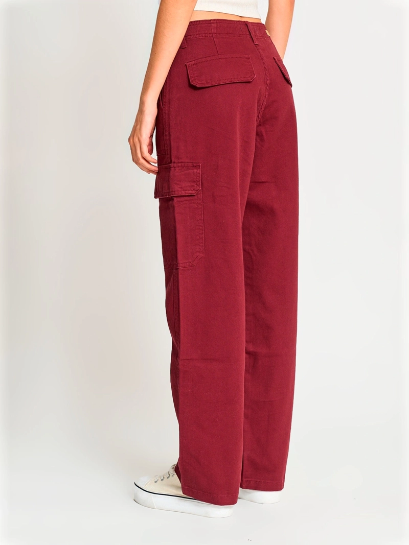 PANTALÓN ALGODÓN MUJER INDEX CARGO - 3