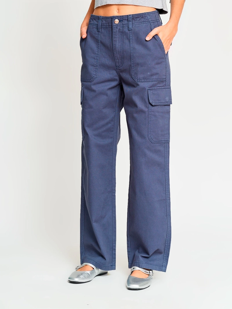 PANTALÓN ALGODÓN MUJER INDEX CARGO - 2