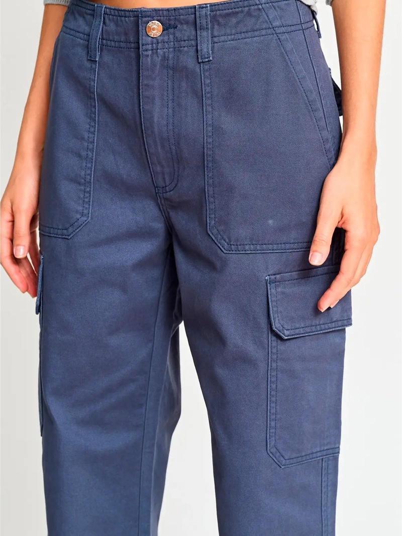 PANTALÓN ALGODÓN MUJER INDEX CARGO - 4