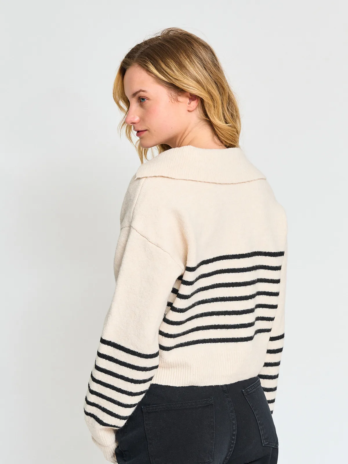 SWEATER MANGA LARGA MUJER INDEX CUELLO POLO - 2