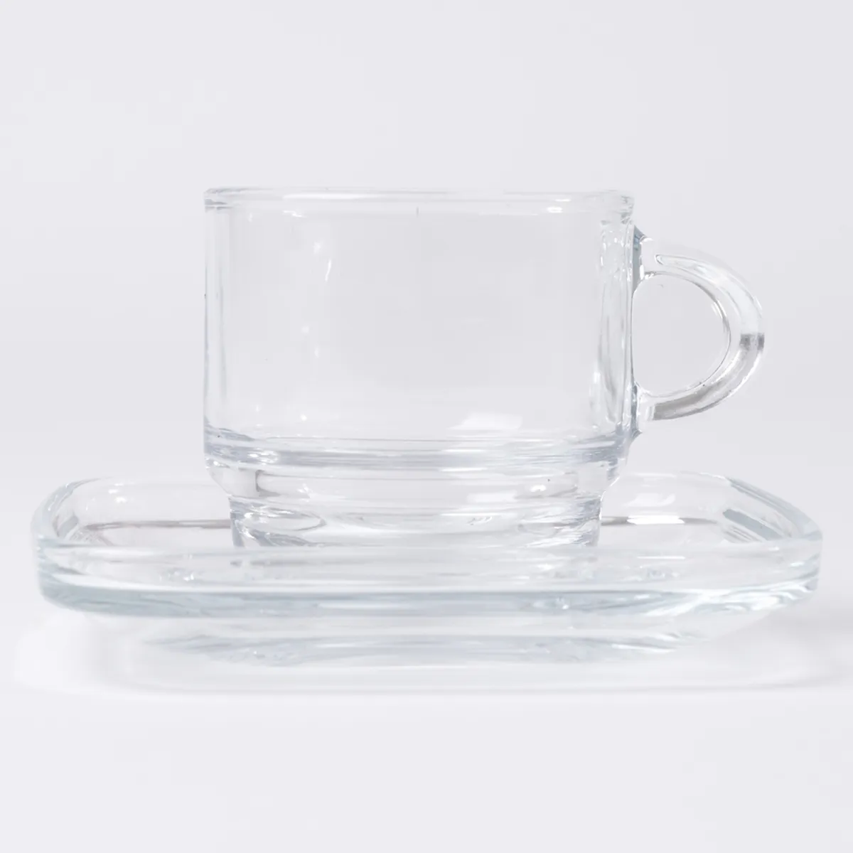 TAZA CON PLATO RIPLEY HOME 90 ML VIDRIO 8 PIEZAS - 4