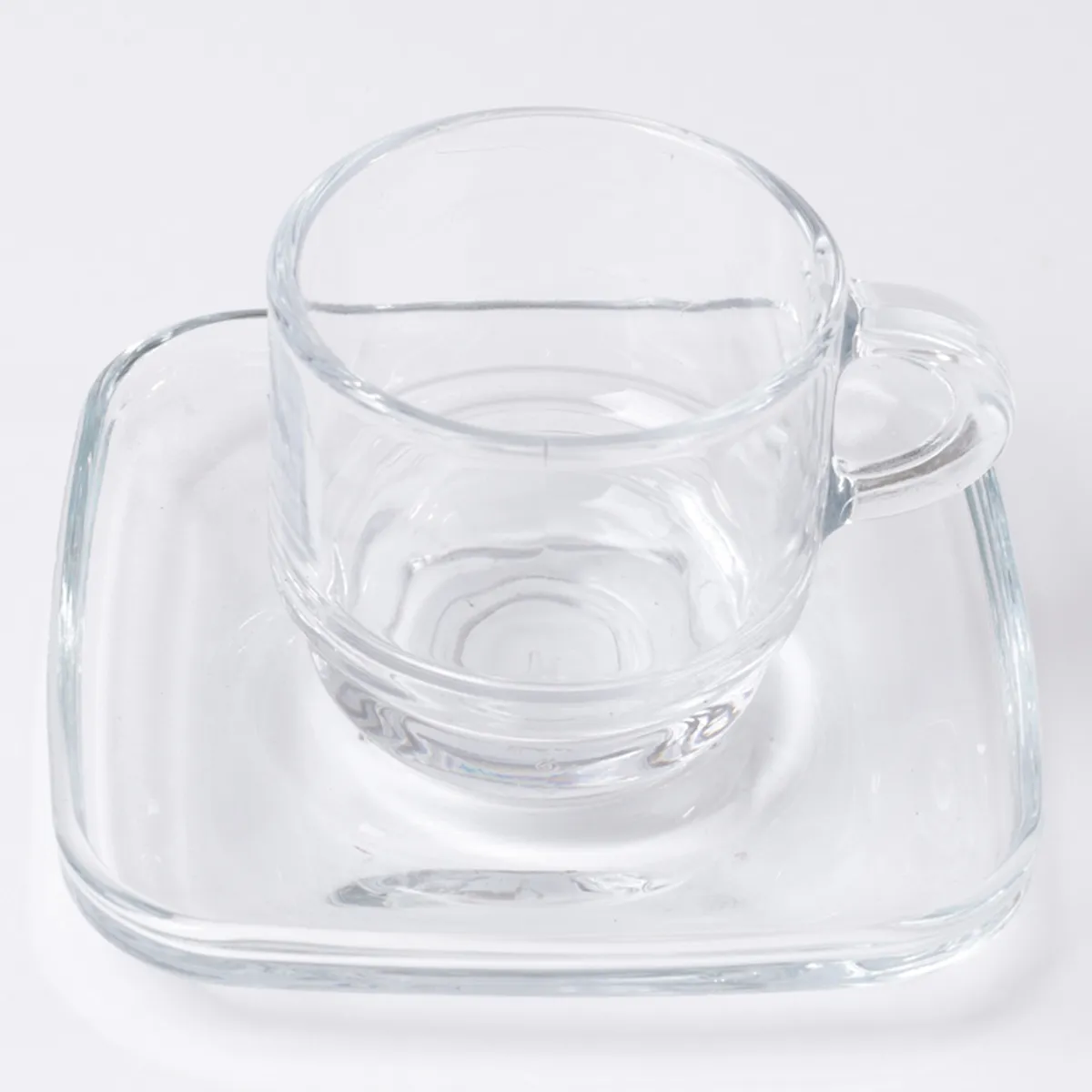 TAZA CON PLATO RIPLEY HOME 90 ML VIDRIO 8 PIEZAS - 5