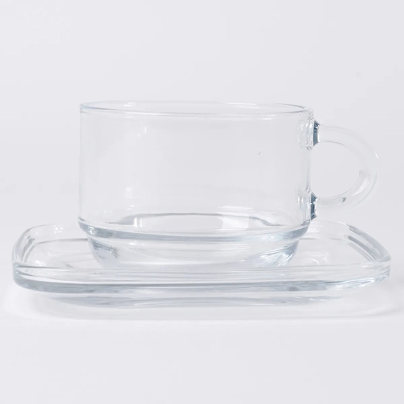 TAZA CON PLATO RIPLEY HOME 270 ML VIDRIO 8 PIEZAS - 4