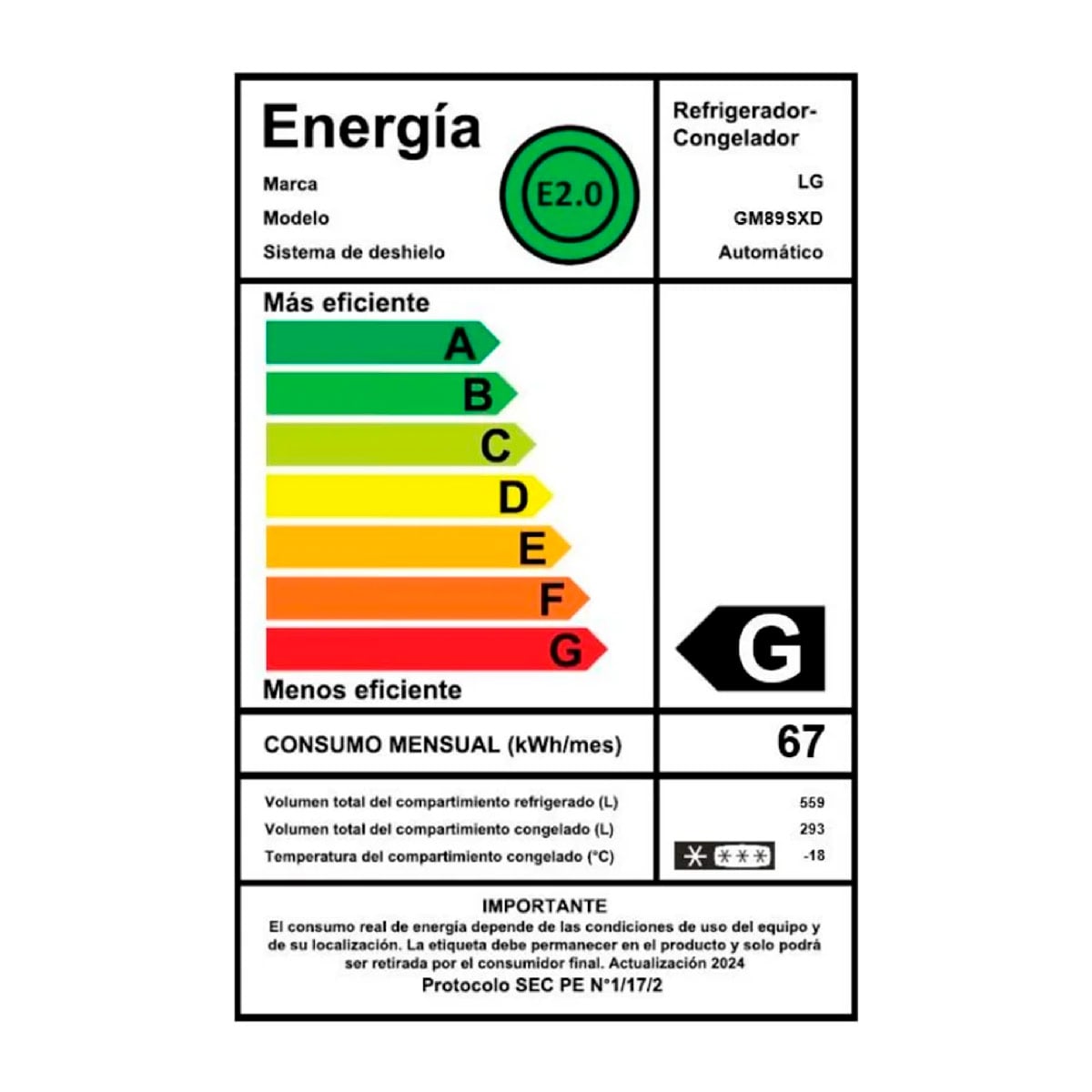 REFRIGERADOR FRENCH DOOR LG 852L NO FROST GM89SXD INSTAVIEW - 11