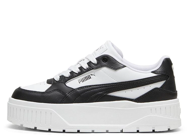 ZAPATILLAS MUJER PUMA CASUAL BLANCO KARMEN II IDOL CUERO - 3
