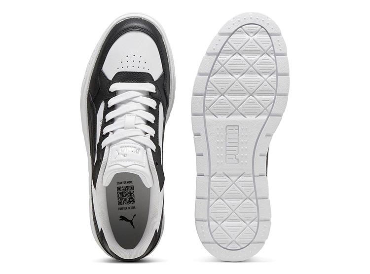 ZAPATILLAS MUJER PUMA CASUAL BLANCO KARMEN II IDOL CUERO - 4