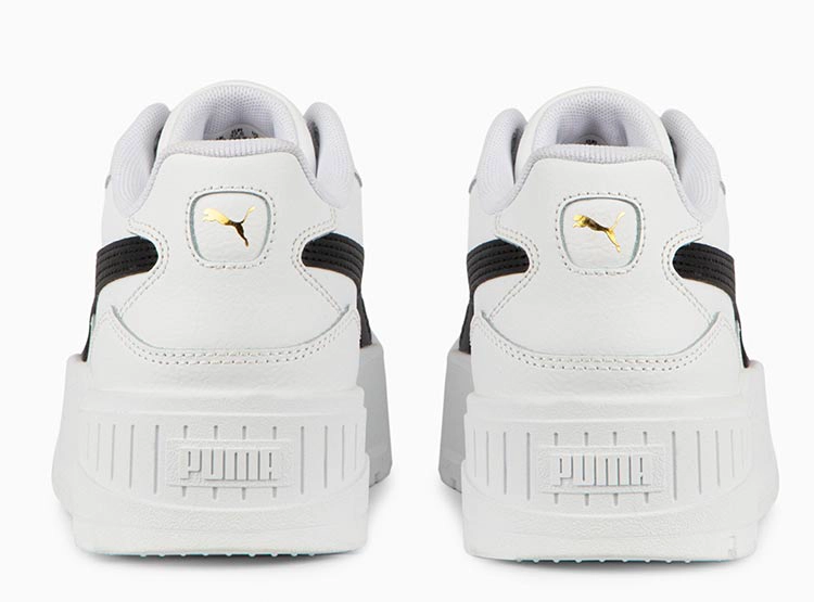 ZAPATILLAS MUJER PUMA CASUAL BLANCO KARMEN II IDOL CUERO - 4