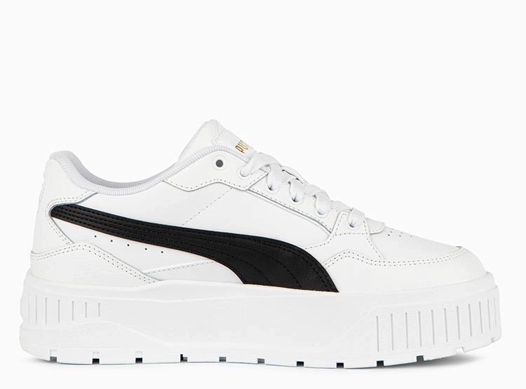 ZAPATILLAS MUJER PUMA CASUAL BLANCO KARMEN II IDOL CUERO - 3