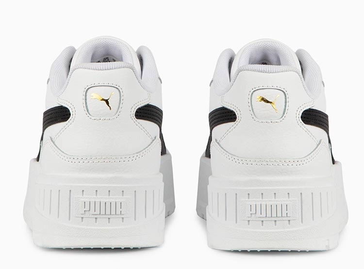 ZAPATILLAS MUJER PUMA CASUAL BLANCO KARMEN II IDOL CUERO - 4
