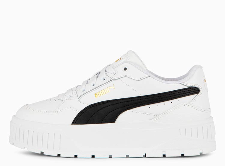 ZAPATILLAS MUJER PUMA CASUAL BLANCO KARMEN II IDOL CUERO - 1
