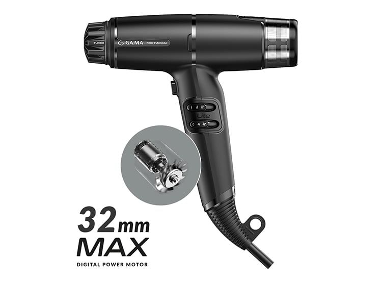 SECADOR DE PELO GAMA IQ LITE MAX NEGRO - 2