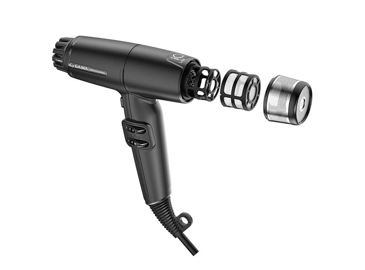 SECADOR DE PELO GAMA IQ LITE MAX NEGRO - 4