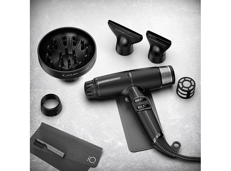 SECADOR DE PELO GAMA IQ LITE MAX NEGRO - 7