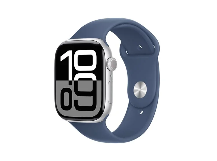 APPLE WATCH SERIE 10 46MM PLATA ALUMINIO CORREA DEPORTIVA M/L