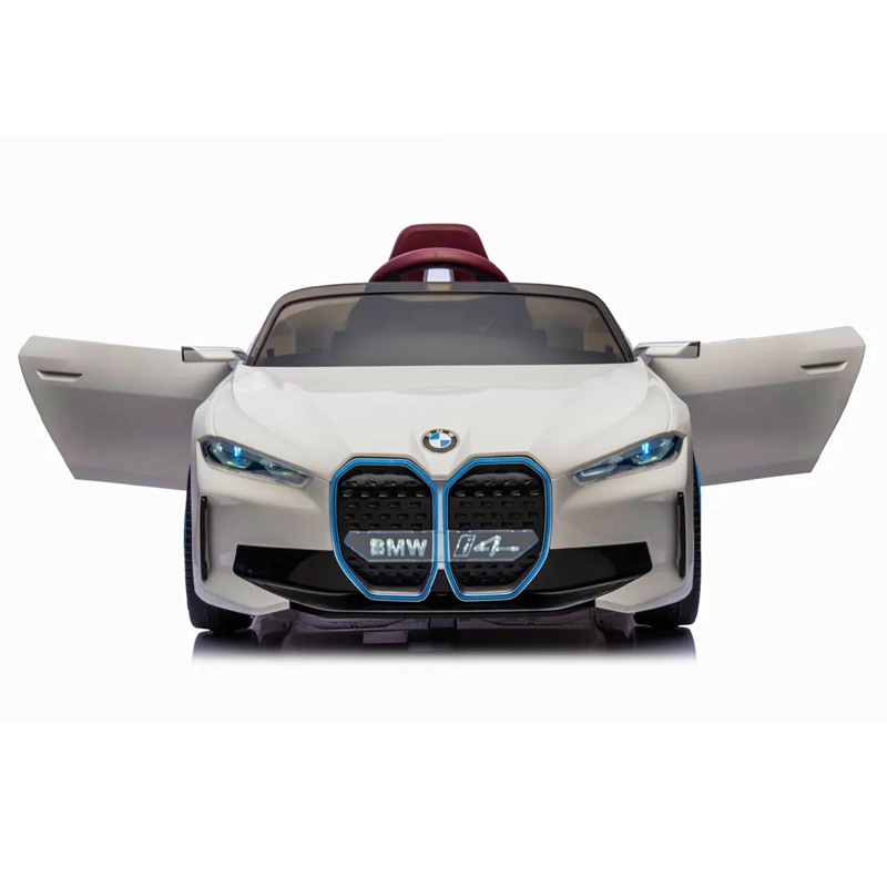 AUTO A BATERÍA KIDSCOOL BMW I4 BLANCO 12V - 2