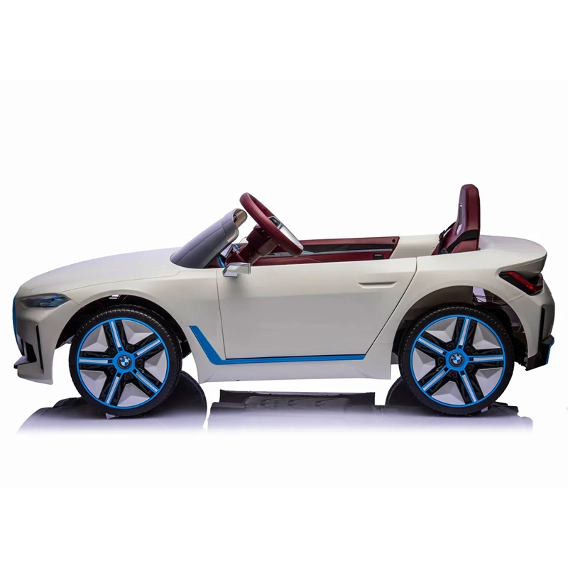 AUTO A BATERÍA KIDSCOOL BMW I4 BLANCO 12V - 3