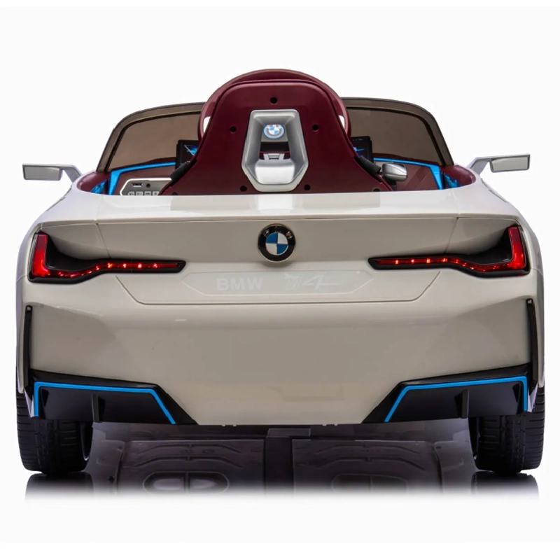 AUTO A BATERÍA KIDSCOOL BMW I4 BLANCO 12V - 5