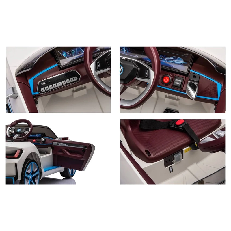 AUTO A BATERÍA KIDSCOOL BMW I4 BLANCO 12V - 6