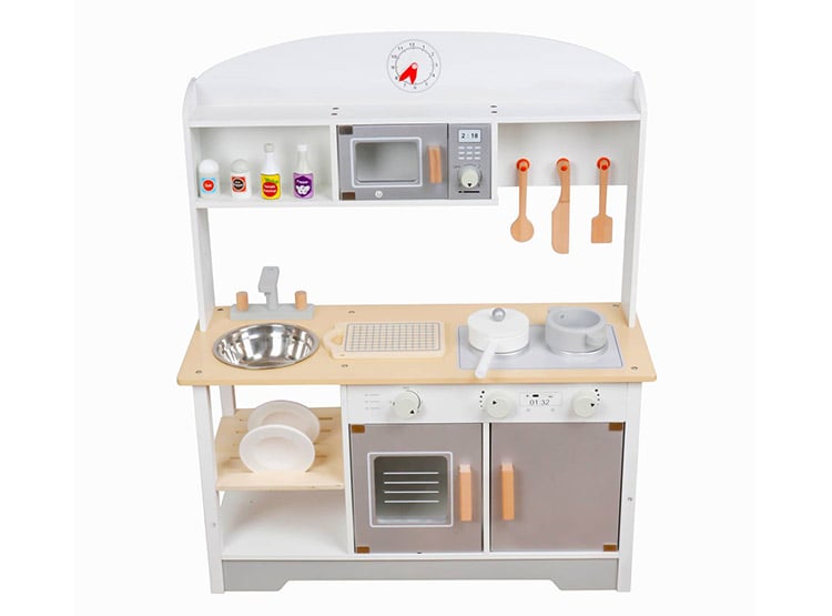 COCINA MONTESSORI BLANCA + ACCESORIOS - 3
