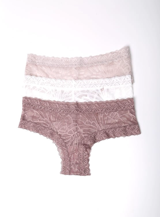 PACK 3 CALZONES BIKINI MUJER INDEX ENCAJE CLZP324-618 - 10