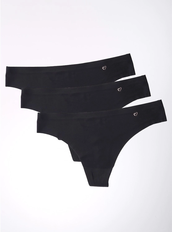 PACK 3 CALZONES COLALESS MICROFIBRA MUJER INDEX INTIME LÁSER CLZP324-616 - 1