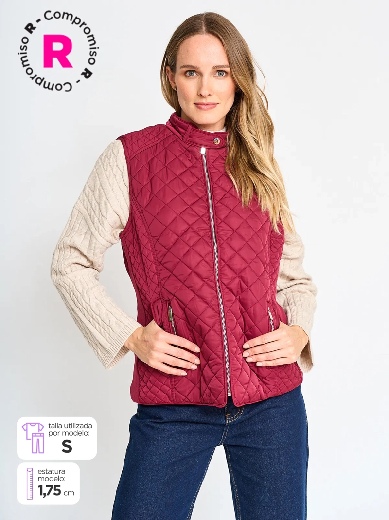 PARKA MUJER CACHAREL SIN MNAGAS