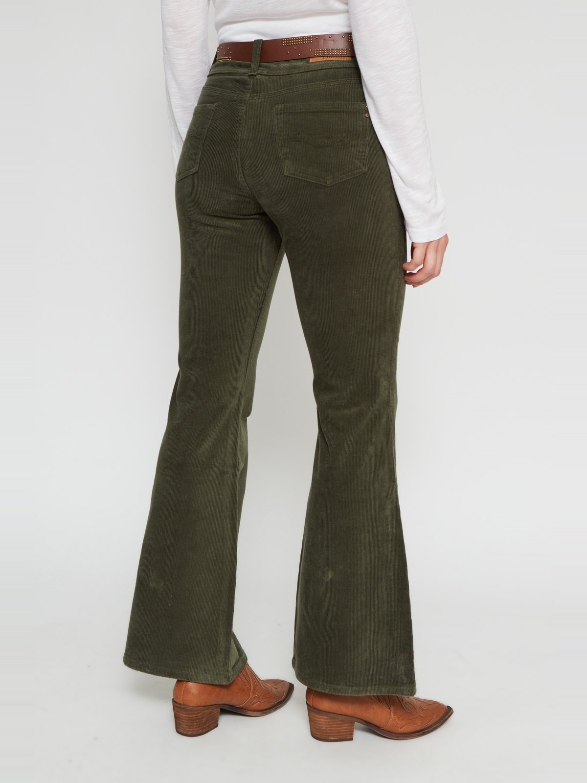 PANTALÓN ALGODÓN FLARE MUJER TATIENNE COTELÉ - 3