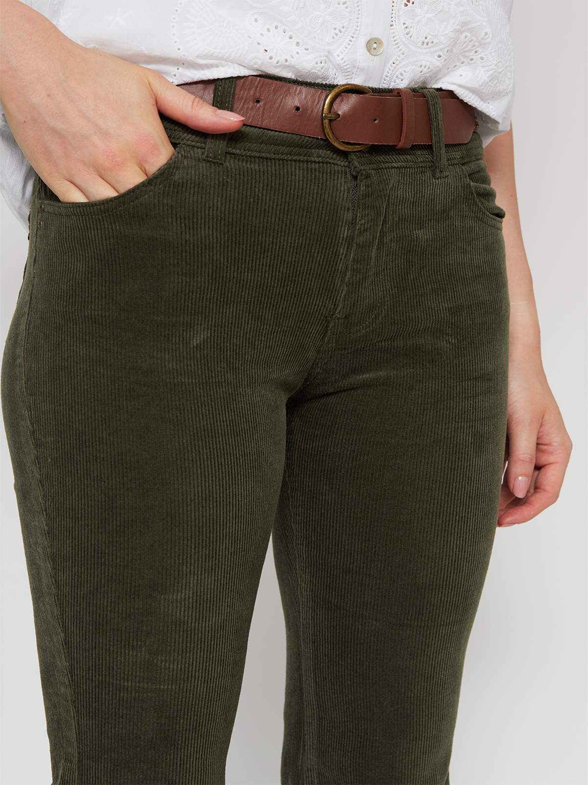 PANTALÓN ALGODÓN FLARE MUJER TATIENNE COTELÉ - 4