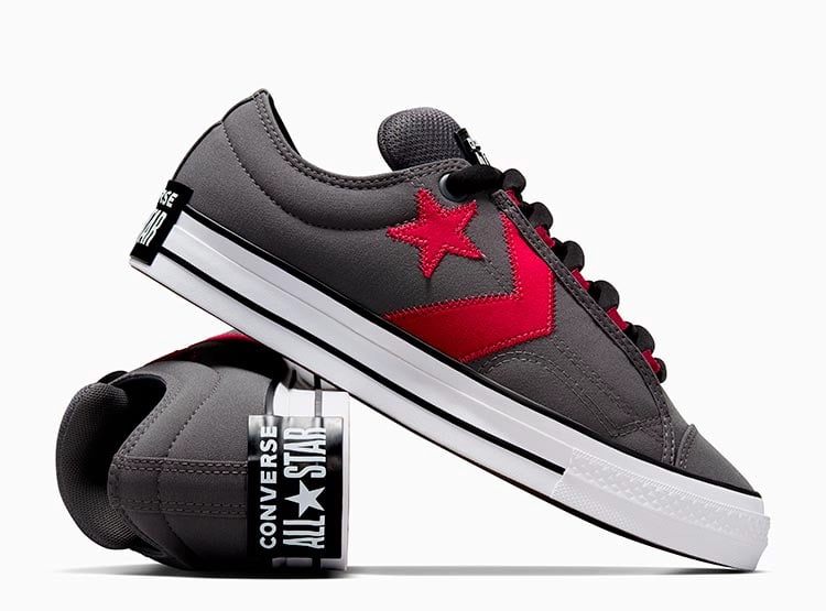 ZAPATILLAS UNISEX CONVERSE URBANO GRIS STAR PLAYER 76 PUFF - 6