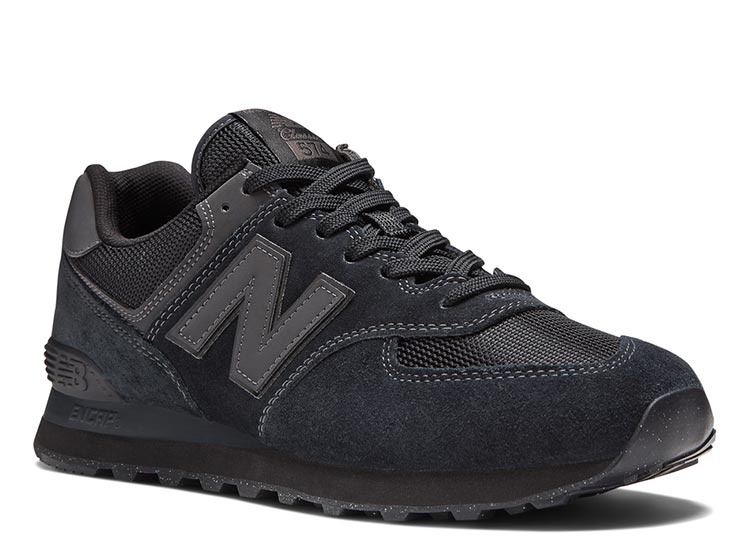 ZAPATILLAS HOMBRE NEW BALANCE CASUAL NEGRO ML574EVE CUERO - 2
