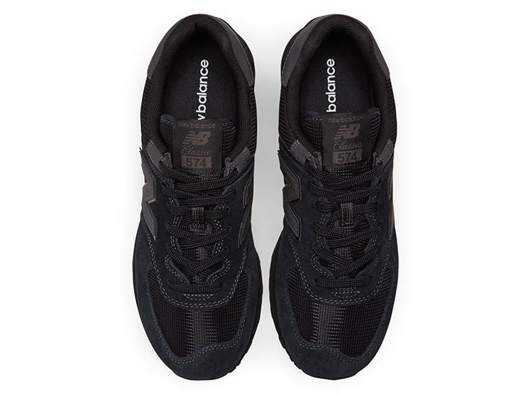 ZAPATILLAS HOMBRE NEW BALANCE CASUAL NEGRO ML574EVE CUERO - 4