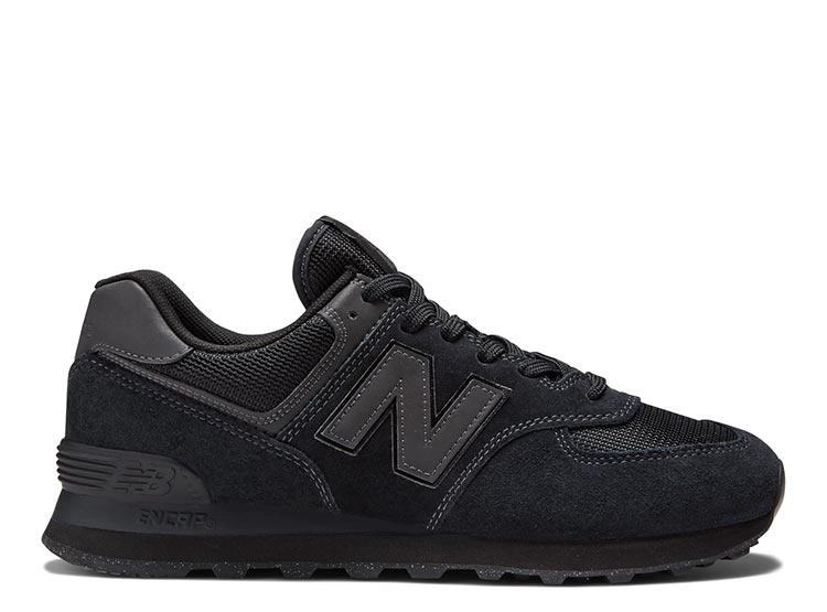 ZAPATILLAS HOMBRE NEW BALANCE CASUAL NEGRO ML574EVE CUERO - 1