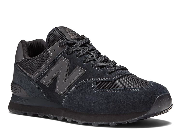 ZAPATILLAS HOMBRE NEW BALANCE CASUAL NEGRO ML574EVE CUERO - 2