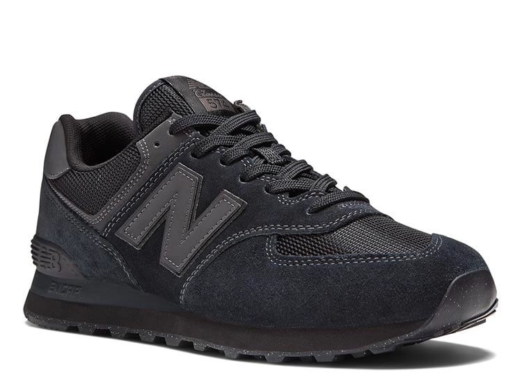 ZAPATILLAS HOMBRE NEW BALANCE CASUAL NEGRO ML574EVE CUERO - 2
