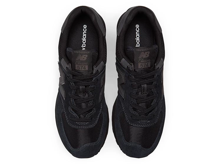 ZAPATILLAS HOMBRE NEW BALANCE CASUAL NEGRO ML574EVE CUERO - 4